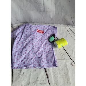 American Girl Doll Hospital Gown Yellow Cast Penguin Ice Pack